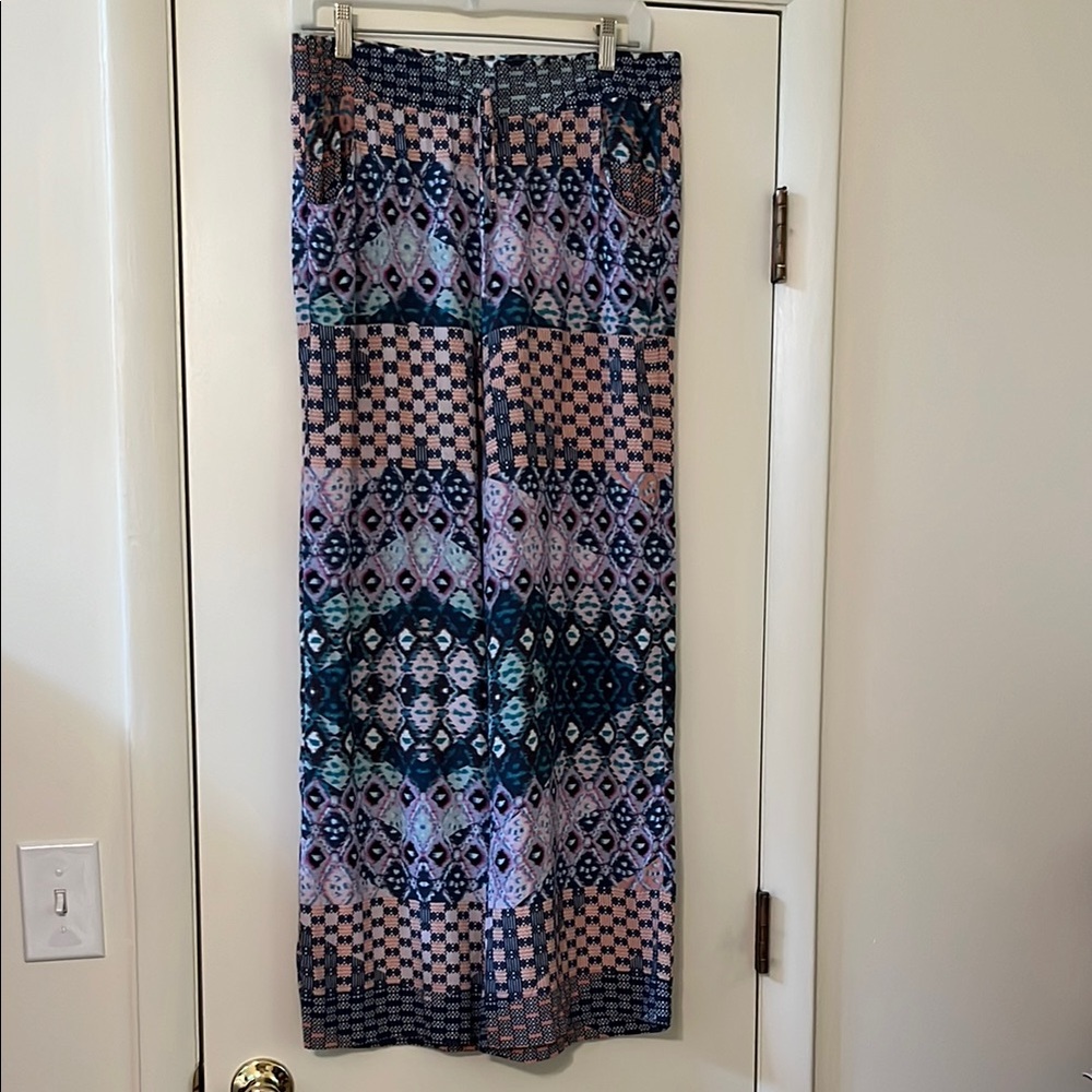Anthropologie Geometric Patterned pants